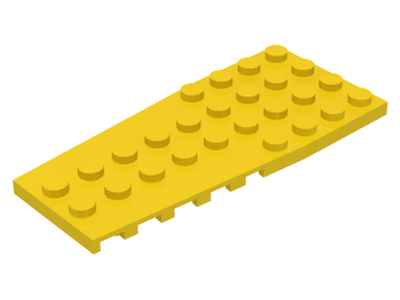 LEGO® los onderdeel Wig Plaat in kleur Geel 14181