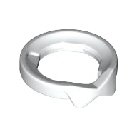 LEGO® los onderdeel Lijf Accessoire in kleur Wit 27147