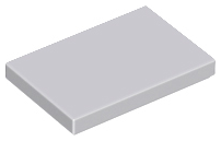 LEGO® onderdeel Tegel Algemeen Licht Blauwachtig Grijs 26603