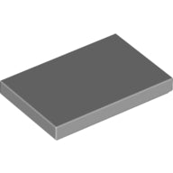 Plaatje in Gallery viewer laden, LEGO® onderdeel Tegel Algemeen Licht Blauwachtig Grijs 26603