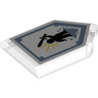 LEGO® Tegel Aangepast met Motief Doorzichtig 22385pb108