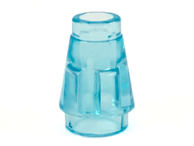 LEGO® los onderdeel Kegel Doorzichtig Lichtblauw 4589b