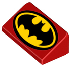 LEGO® los onderdeel Dakpan met Motief Rood 85984pb154