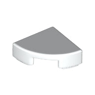 Plaatje in Gallery viewer laden, LEGO® los onderdeel Tegel Rond in kleur Wit 25269