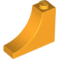 Plaatje in Gallery viewer laden, LEGO® los onderdeel Steen Boog Helder Licht Oranje 18653