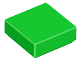 Plaatje in Gallery viewer laden, LEGO® los onderdeel Tegel Algemeen in kleur Fel Groen 3070