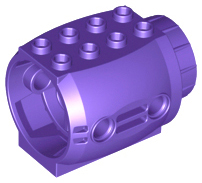 LEGO® los onderdeel Vliegtuig in kleur Donkerpaars 43121