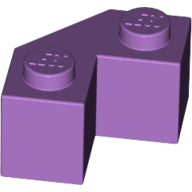 Plaatje in Gallery viewer laden, LEGO® los onderdeel Steen Aangepast Medium Lavendel 87620