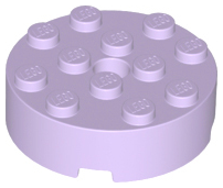 LEGO® los onderdeel Steen Rond in kleur Lavendel 87081