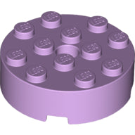 Plaatje in Gallery viewer laden, LEGO® los onderdeel Steen Rond in kleur Lavendel 87081