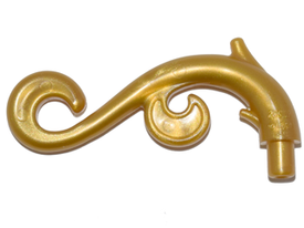 LEGO® los onderdeel Plant & Struik in kleur Parel Goud 28870