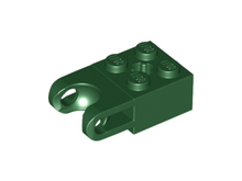Plaatje in Gallery viewer laden, LEGO® los onderdeel Technische Steen Donkergroen 92013