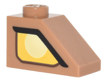 Plaatje in Gallery viewer laden, LEGO® los onderdeel Dakpan met Motief Medium Noga 3040pb015R