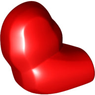 LEGO® los onderdeel Lijf Accessoire in kleur Rood 10124