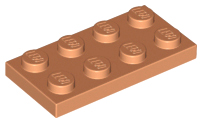 LEGO® los onderdeel Plaat Algemeen in kleur Noga 3020