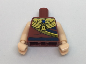 LEGO® los onderdeel Lijf met Motief Donkerrood 973pb2581c01