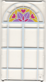 LEGO® Venster, Ruit en Luik met Motief 57895pb039