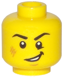 LEGO® los onderdeel Hoofd in kleur Geel 3626cpb1769