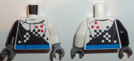 LEGO® los onderdeel Lijf met Motief Wit 973pb2883c01