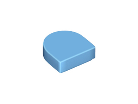 LEGO® los onderdeel Tegel Rond in kleur Medium Blauw 24246