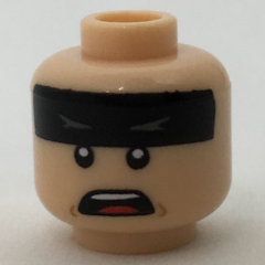 LEGO® los onderdeel Hoofd in kleur Lichte Noga 3626cpb1712