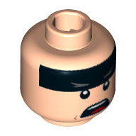 Plaatje in Gallery viewer laden, LEGO® los onderdeel Hoofd in kleur Lichte Noga 3626cpb1712