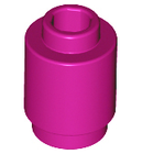 LEGO® los onderdeel Steen Rond in kleur Magenta 3062