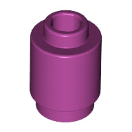 Plaatje in Gallery viewer laden, LEGO® los onderdeel Steen Rond in kleur Magenta 3062