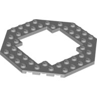 Plaatje in Gallery viewer laden, LEGO® onderdeel Plaat Aangepast Licht Blauwachtig Grijs 6063