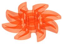 LEGO® los onderdeel Propellor Doorzichtig Neon Oranje 41530
