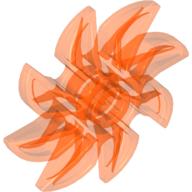 Plaatje in Gallery viewer laden, LEGO® los onderdeel Propellor Doorzichtig Neon Oranje 41530
