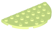Plaatje in Gallery viewer laden, LEGO® los onderdeel Plaat Rond Geelachtig Groen 22888