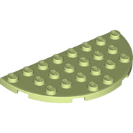 Plaatje in Gallery viewer laden, LEGO® los onderdeel Plaat Rond Geelachtig Groen 22888