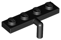 LEGO® los onderdeel Plaat Aangepast in kleur Zwart 30043
