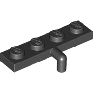 LEGO® los onderdeel Plaat Aangepast in kleur Zwart 30043