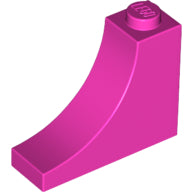 Plaatje in Gallery viewer laden, LEGO® los onderdeel Steen Boog in kleur Donker Roze 18653