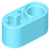 Plaatje in Gallery viewer laden, LEGO® onderdeel Technische Hefbalk Medium Azuurblauw 60483
