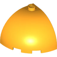 Plaatje in Gallery viewer laden, LEGO® los onderdeel Steen Rond Helder Licht Oranje 88293
