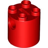 LEGO® los onderdeel Steen Rond in kleur Rood 30361c
