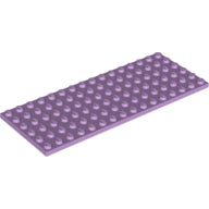 Plaatje in Gallery viewer laden, LEGO® los onderdeel Plaat Algemeen in kleur Lavendel 3027