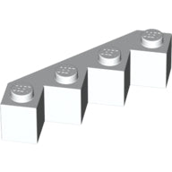 LEGO® los onderdeel Steen Aangepast in kleur Wit 14413