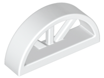 LEGO® los onderdeel Raamkozijn in kleur Wit 20309