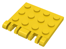 Plaatje in Gallery viewer laden, LEGO® los onderdeel Scharnier in kleur Geel 44570