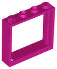 LEGO® los onderdeel Raamkozijn in kleur Magenta 60594