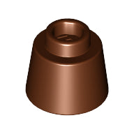 Plaatje in Gallery viewer laden, LEGO® los onderdeel Kegel in kleur Roodachtig Bruin 85975