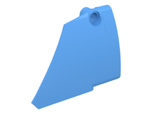Plaatje in Gallery viewer laden, LEGO® los onderdeel Technisch Paneel Medium Blauw 64680