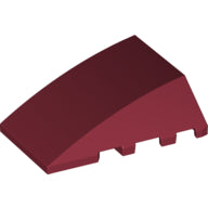 LEGO® los onderdeel Wig in kleur Donkerrood 47753