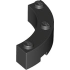 LEGO® los onderdeel Steen Rond in kleur Zwart 48092