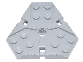 LEGO® Plaat Aangepast Licht Blauwachtig Grijs 27255