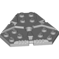 LEGO® Plaat Aangepast Licht Blauwachtig Grijs 27255